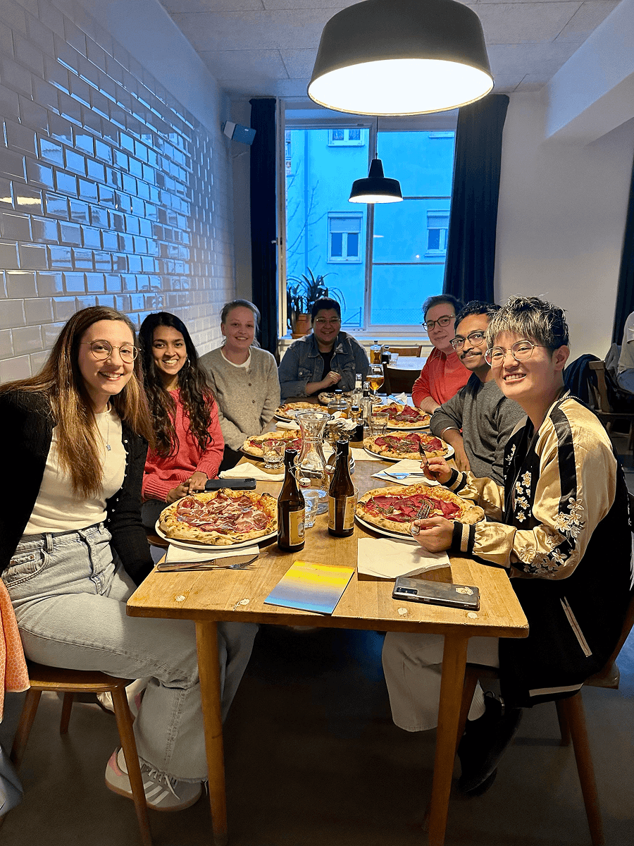 Design team dinner