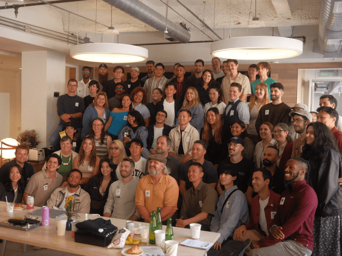 Sandeep Baskaran with Notion Ambassadors and Ivan Zhao