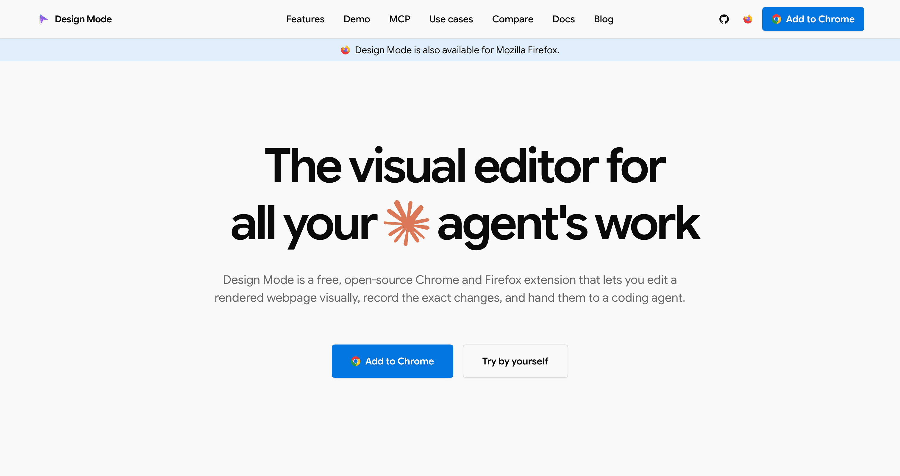 DesignMode — a visual editor for any live website